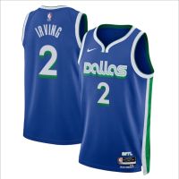 เสื้อผ้าบอลที่นิยมมากที่สุด เสื้อบาสเกตบอล NBA พรีเมี่ยมดีที่สุด Kyrie Irving ทีม Dallas Mavericks Swingman Jersey รับประกันสินค้าเหมือนรูปที่โชว์