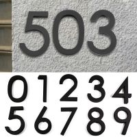 【LZ】✲  Number Plate Self-adhesive Acrylic 3D Numeral Sign Gate Digits Decoration Stickers Plaque Door Label Hotel for Home Accessories