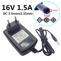 【New arrival】 EU UK AU ปลั๊ก AC 220V To DC 16 V 1500mA เครื่องแปลงไฟ DC 16โวลต์1.5A แหล่งจ่ายไฟ DC 3.5มม. * 1.35มม.