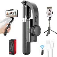 [Belle] Gimbal Stabilizer 360 ° Rotation Selfie Stick Tripod With Bluetooth Wireless Remote Portable Phone Holder Auto Balance