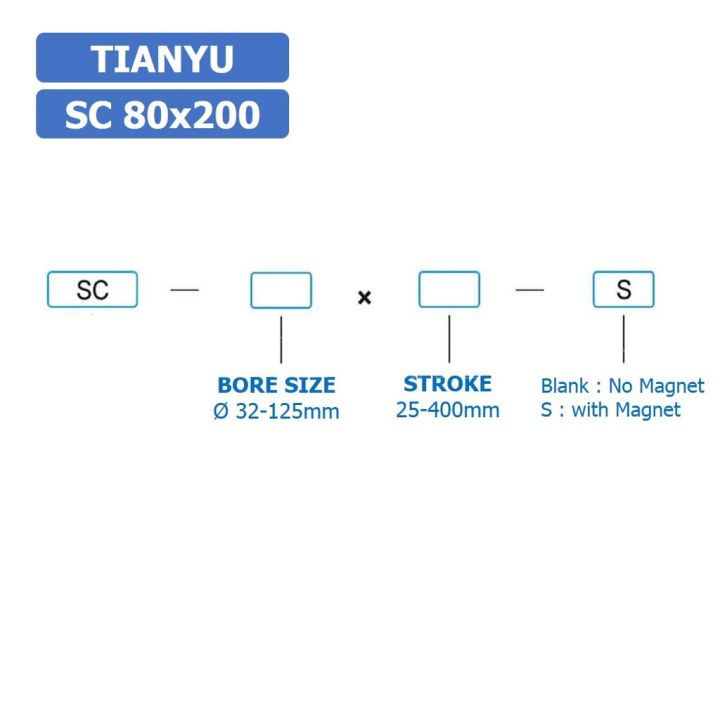 1ชิ้น-sc-80x200-กระบอกลม-รุ่นมาตรฐาน-กระบอกลม-4-เสา-standard-cylinder-air-pneumatic-แบบสี่เสา