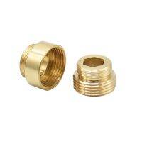 HOT ~ H~ HOT Brass 3/4 "To M22ขั้วต่อเกลียว Coupler ทองแดงประปา Coupler สำหรับที่ฉีดน้ำในห้องน้ำก๊อกอะแดปเตอร์ก๊อกน้ำสำหรับห้องครัว