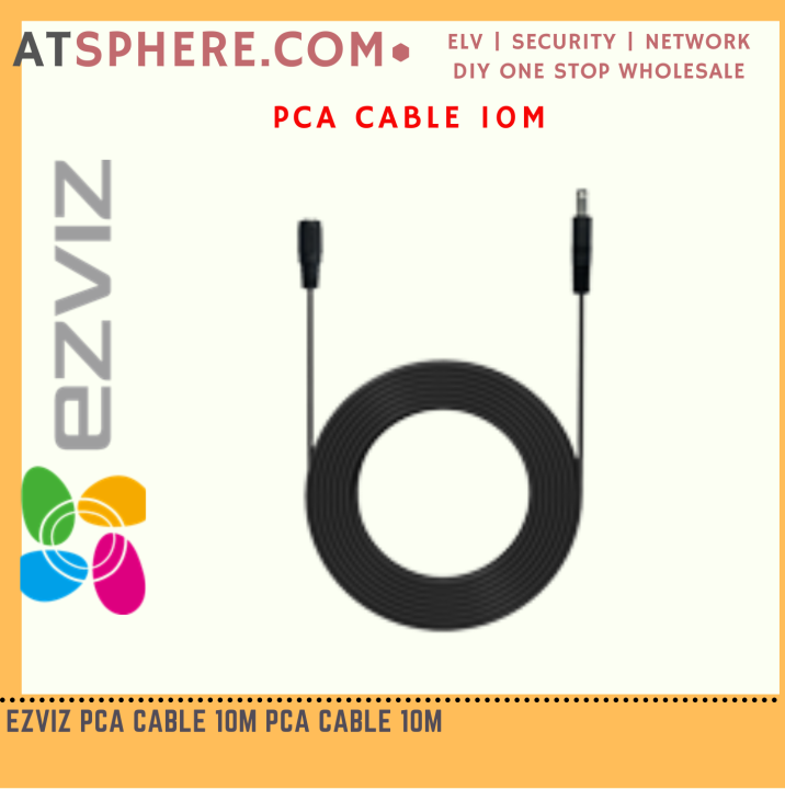 Ezviz PCA DC Power Extension Cable 10 Meter 10M DC Plug Male to Female