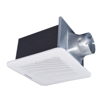 พัดลมระบายอากาศฝังฝ้า PANASONIC รุ่น FV-24CUT5 ขนาด 24 x 24 ซม. สีขาว ceiling exhaust fan