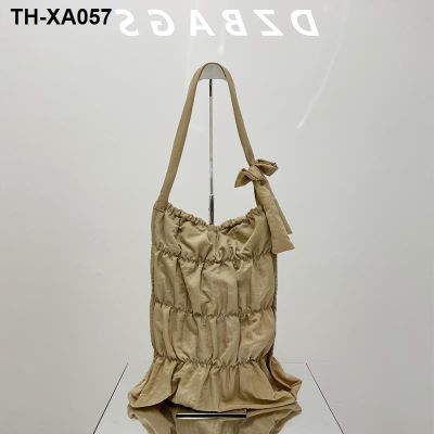 กระเป๋าทรง bag ins ของแท้จากญี่ปุ่นปี 2023 กระเป๋าสะพายไหล่ย่นอินเทรนด์รุ่นใหม่ออกแบบเฉพาะรุ่น