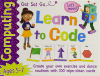 Get set go computing: learn to code cards software programming book basic programming learning card English version can learn childrens logical thinking enlightenment exercise book without a computer