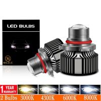 2Pcs 9006 HB4 9005 HB3 H8 H9 H11 Car Headlight Canbus Fog Bulbs 6000K 3000K 8000K Auto Fog Lamp Day Running Light 110W 12V 24V Bulbs  LEDs  HIDs