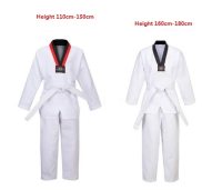 Tkd trang phục quần áo trắng Taekwondo đồng phục WTF Karate judo dobok