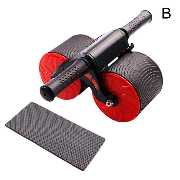 belly-wheel-kneeling-pad-automatic-rebound-abdominal-for-fitness-wheel-muscle-o6l4