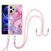 Redmi Note 12 Pro+ Lanyard Case, WindCase Pattern Hybrid Bumper Crossbody Strap Lanyard Phone Case for Xiaomi Redmi Note 12 Pro+