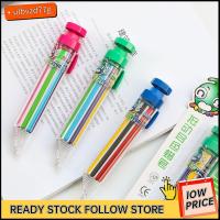 ULBVZD77G ที่8in1 สีสันสดใส สำหรับเด็กๆ อุปกรณ์การเรียนสำนักงาน ของขวัญสำหรับเด็ก ปากกาวาดภาพระบายสี ปากกาเน้นข้อความ ดินสอสีหลากสี ดินสอมีสี น้ำมันพาสเทล