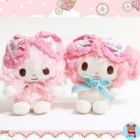 ✅มือสอง 2 pieces My Melody MY SWEET PIANO Sanrio mini plush doll keychain 2pieces ??พวงกุญแจตุ๊กตา เปียโนขนปุย มายด์เมโลดี้ น่ารักๆ นำเข้าญี่ปุ่น