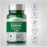 Piping Rock Triple Action Boron Complex 3 mg 300 Tablets