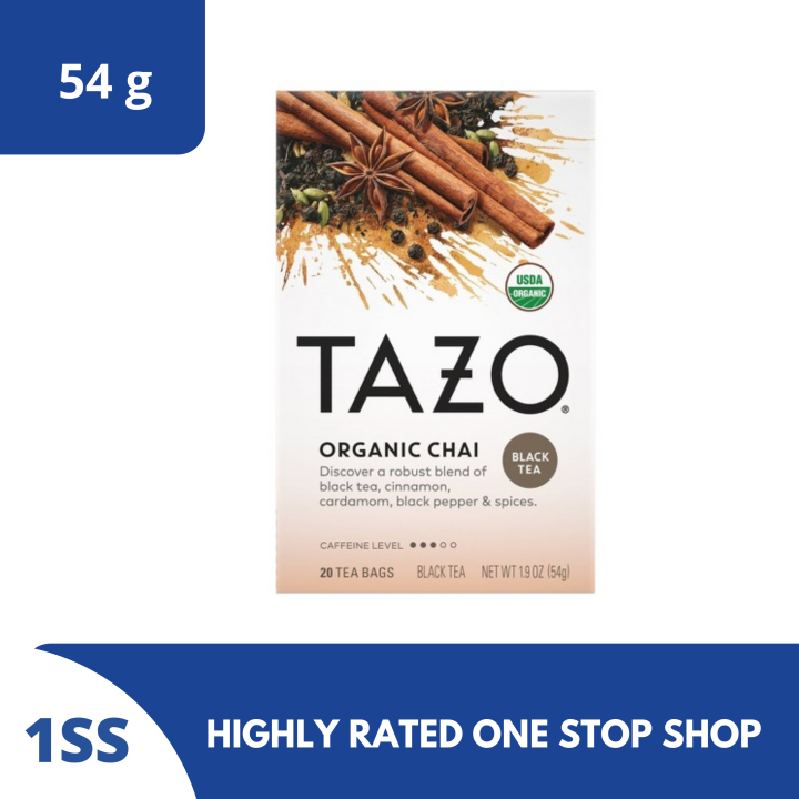 Tazo Organic Chai Tea, 20 tea bags, 54g Lazada PH