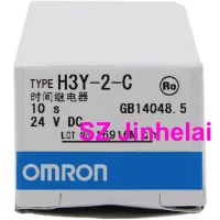 OMRON H3Y-2-C DC24V แท้เดิมเวลาล่าช้ารีเลย์24โวลต์จับเวลาสวิทช์รีเลย์1วินาที5วินาที10วินาที30วินาที60วินาที3เมตร Ббеле 24VDC