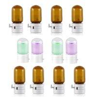 30 Pcs Round Bottom Glass Bottles Essence Liquid Cosmetic Sub-bottling Beauty Bulb Bottles Essential Oil Perfume Vials