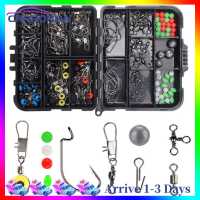 164pcs/set Fishing Accessories Kit Multifunctional Fishing Beads Corns Anti-corrosion Portable Supplies for Outdoor Fishing