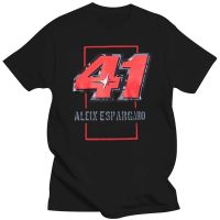 Large mens short sleeves Men Cotton T Shirts Aleix Espargaro 41 Black Size S3Xl 4XL.5XL.6XL