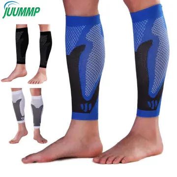 JUUMMP 1Pair Sports Safety Calf Compression Sleeves Running Cycling Leg  Shin Splints Breathable Legwarmmers Sports Protection