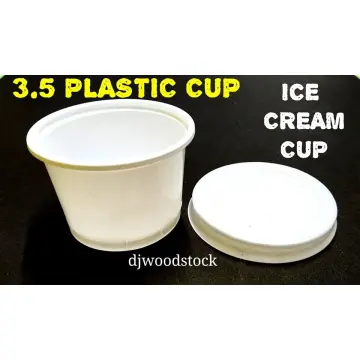 50 Pieces per pack Salad Cups with Cover and Hinged Cup with lid Sauce cup  By DrakesFoodPackaging