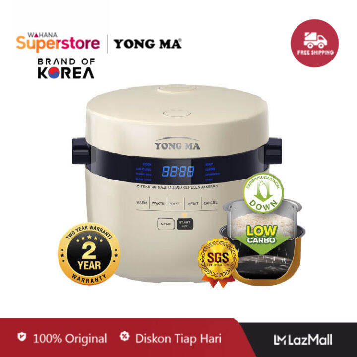 Yong Ma Digital Rice Cooker Low Carbo 2L SMC8067 SMC 8067 Lazada