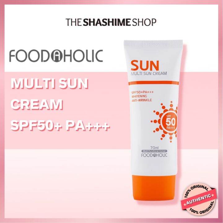 FOODAHOLIC Multi Sun Cream SPF50 PA 70ml | Lazada PH