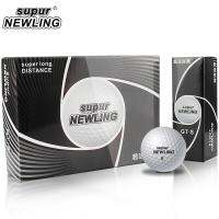 12pcs/packs Golf Balls Distance White 1 BOX One Dozen Three Piece Super Newline Soft Feel Long 3-layers 80 - 90 new with package