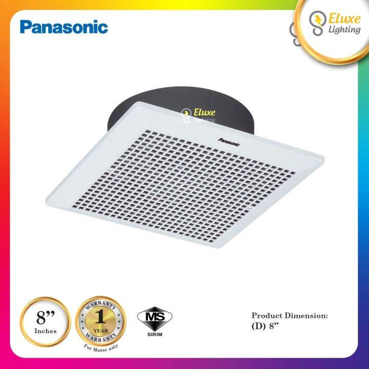 PANASONIC FV20CUT1NAHP 8'' CEILING MOUNT VENTILATION FAN Lazada