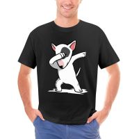 Dabbing English Bull Terrier Tshirts Animal Tshirt Graphic Basic For Men Tees