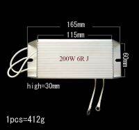 【DT】hot！ 200W 75 200 500 10 6 80 50 30 4 0.5 Ohm Original Aluminum Housed Wire Wound Resistance Braking Resistor  /-5   1pcs