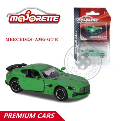 Majorette 1/64 Kids Toys Mercedes-Amg Gt R ซีรีส์พรีเมี่ยมสำหรับโชว์รถโมเดลเหล็ก Mj212053052มอเตอร์รถยนต์