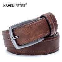 Men Vintage Belts For Jeans Luxury Split Leather Belt Men Famous Belt For Man Designer Belts With Vintage Style