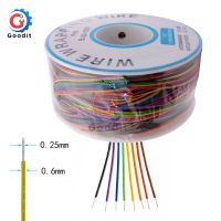 หนึ่งม้วน8สีลวด30AWG ม้วนลวดทองแดงกระป๋องท่อพีวีซีแข็งฉนวนสายจัมเปอร์