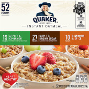 Yến Mạch Quaker Mix 3 Vị Lower Sugar Variety 860gr BỘT YẾN MẠCH ĂN LIỀN