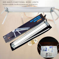 โคมไฟ โคมไฟอ่านหนังสือ D33 multi-functional work lights มีขาตั้งแบบแสงส่องลง (ชาร์จไฟในตัว) พร้อมถุงเก็บและสายชาร์จ