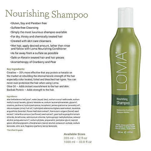 [PREORDER] Loma Nourishing Shampoo, 33.8 Fl Oz (ETA 20221002) Lazada