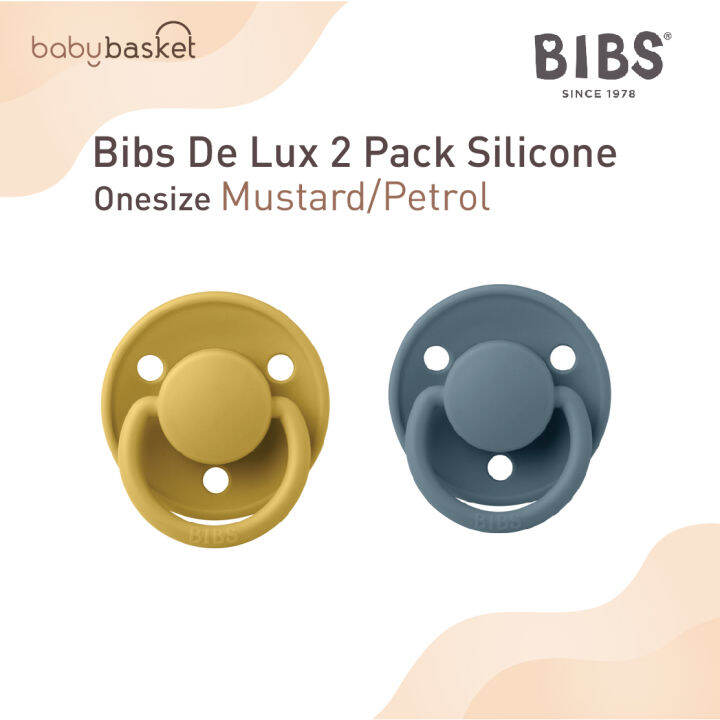 Bibs De Lux 2 Pack Silicone Onesize Lazada.co.th