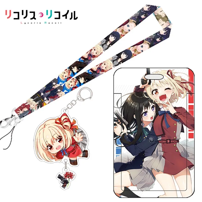 Promotional Polyester Heat Print ID Card Holder Custom Anime Lanyards with  Acrylic Charm - China Lanyard and Necklace Strap price | Made-in-China.com