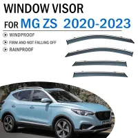 สำหรับ MG ZS 2020 2021 2022 2023รถหน้าต่าง D Eflector Visors Shade อาทิตย์ฝนยามปกโล่ Awnign ตัดอุปกรณ์เสริมในรถยนต์