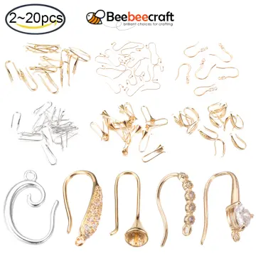 Shop Beebeecraft 40Pcs 2 Style Earring Backs for Studs 18K Gold