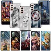 เคส Penka Shop】ลาย Guardians Marvel Avengers,เคส Samsung Galaxy S20 FE S21อัลตร้า S10บวก S20 S9 S10e กระเป๋าครอบกระจกป้องกันมือถือ S21FE