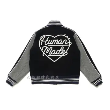 KAWS x Human Made Varsity Jacket Black