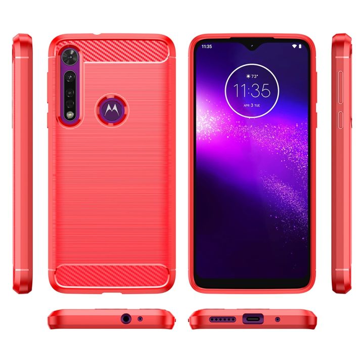 สำหรับ-motorola-g8-play-เคสมือถือซิลิโคนนิ่มกันกระแทกเคส-g8โมโตโรล่าคาร์บอนไฟเบอร์