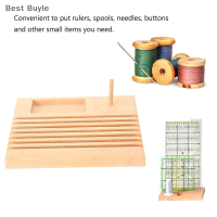 ?Best Buyle ชั้นวางไม้บรรทัดงานไม้ควิลท์สำหรับจัดเก็บของแบบ DIY เครื่องมือเย็บผ้าสำหรับถักและงานฝีมืองานเย็บแบบทำมือ