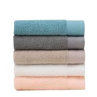 34x75cm Simple Plain Wormwood Antibacterial Soft Absorbent Household Bathroom Hand Towel