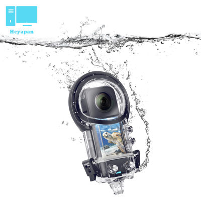 กรอบดำน้ำป้องกันรอยขีดข่วนซองกันน้ำใช้ได้กับอุปกรณ์เสริมสำหรับกล้องแอคชั่นแคมเมราพาโนรามา X3 Insta360