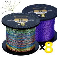 Sougayilang 8 Strands Braided Fishing Line Spot Color Multifilament Fishing Line for Carp Fishing 150M 350M 550M Fishing Tackle Fishing Lines