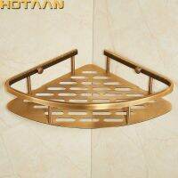 ¤ . Wall Mounted Antique finish aluminum Bathroom Shower shampoo Shelf Basket Holder Fashion single Layer YT-7018-B