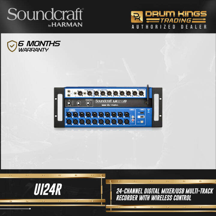 Soundcraft Ui24R 24channel Digital Mixer/USB MultiTrack Recorder With