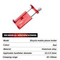 ตัวยึดแฮนด์โทรศัพท์มือถืออะลูมิเนียมอัลลอยจักรยานผู้ที่ถือทั้งโทรศัพท์และจับจักรยานยนต์จักรยานสำหรับ Skuter Listrik M365